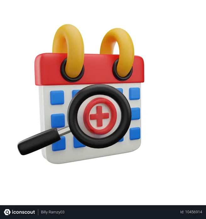 Free Calendar Appointment  3D Icon