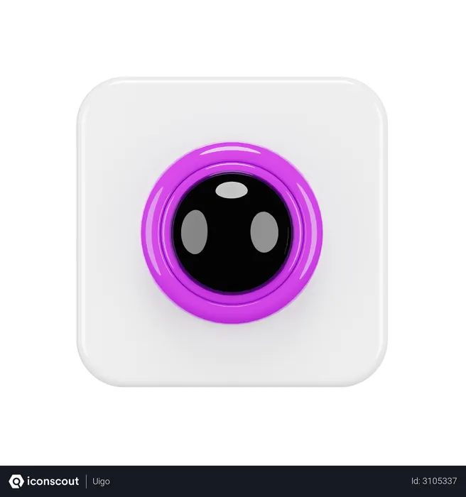 Free Camera App Logo 3D Logo