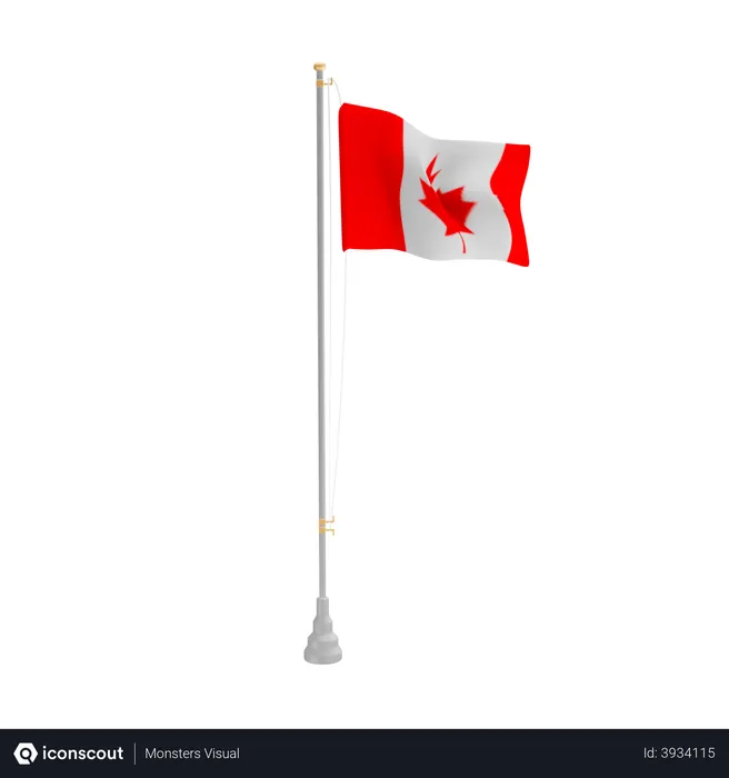Free Canada Flag 3D Flag