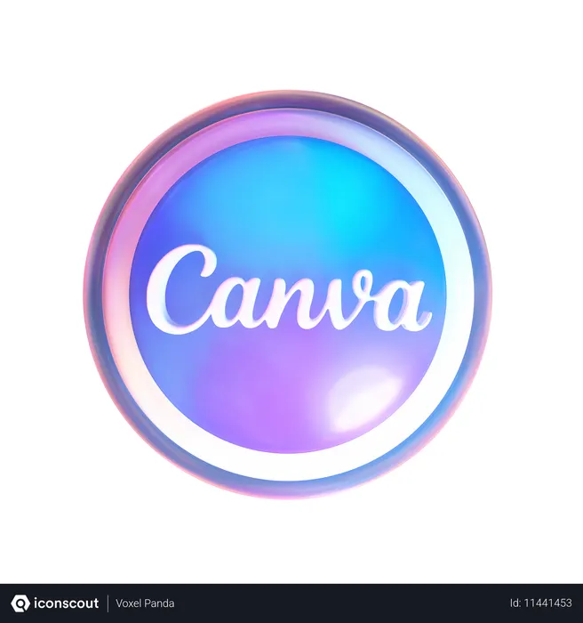 Free Canva Logo 3D Icon