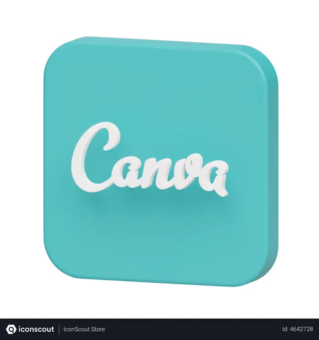 Free Canva Logo Logo 3D Illustration