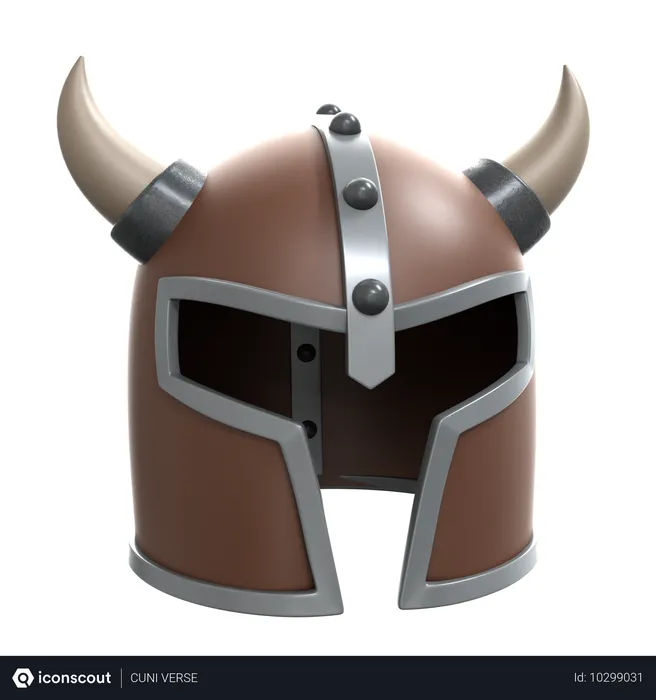 Free Capacete viking  3D Icon