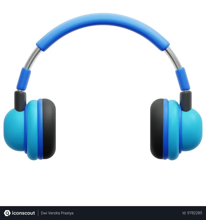 Free Casque de musique  3D Icon