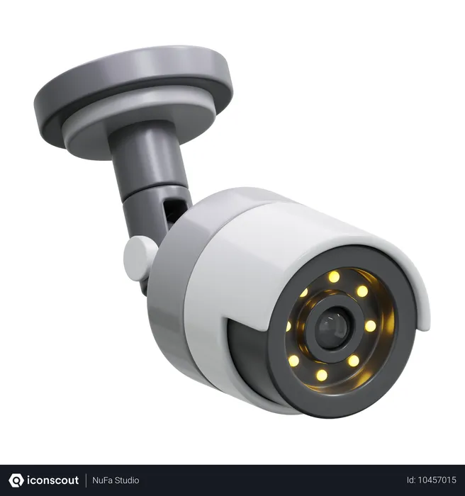 Free Cctv Camera  3D Icon