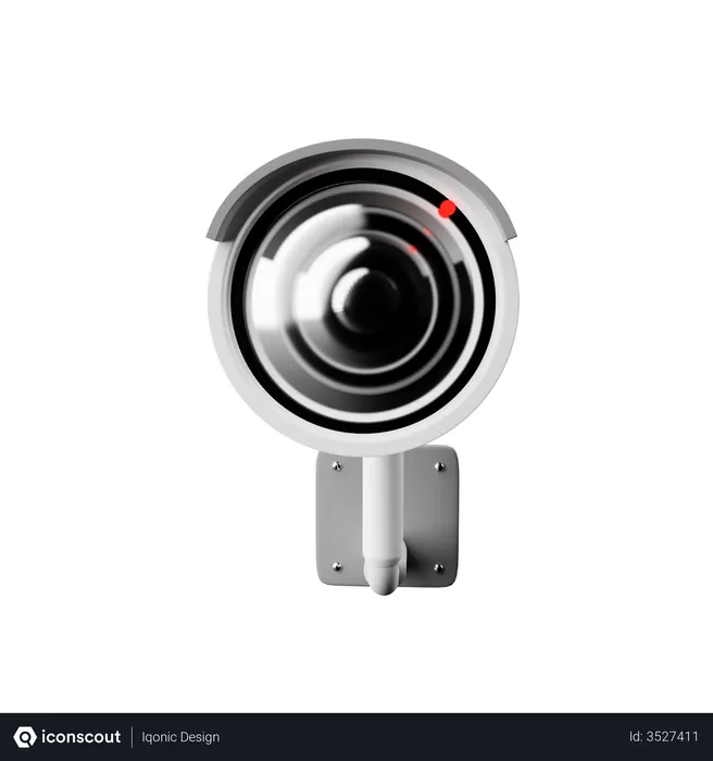 Free Cctv Camera  3D Icon