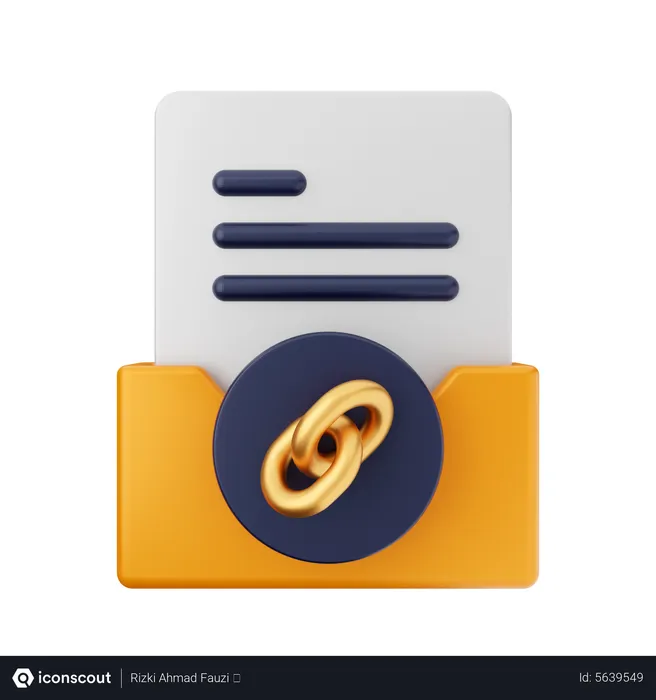 Free Chain Folder  3D Icon