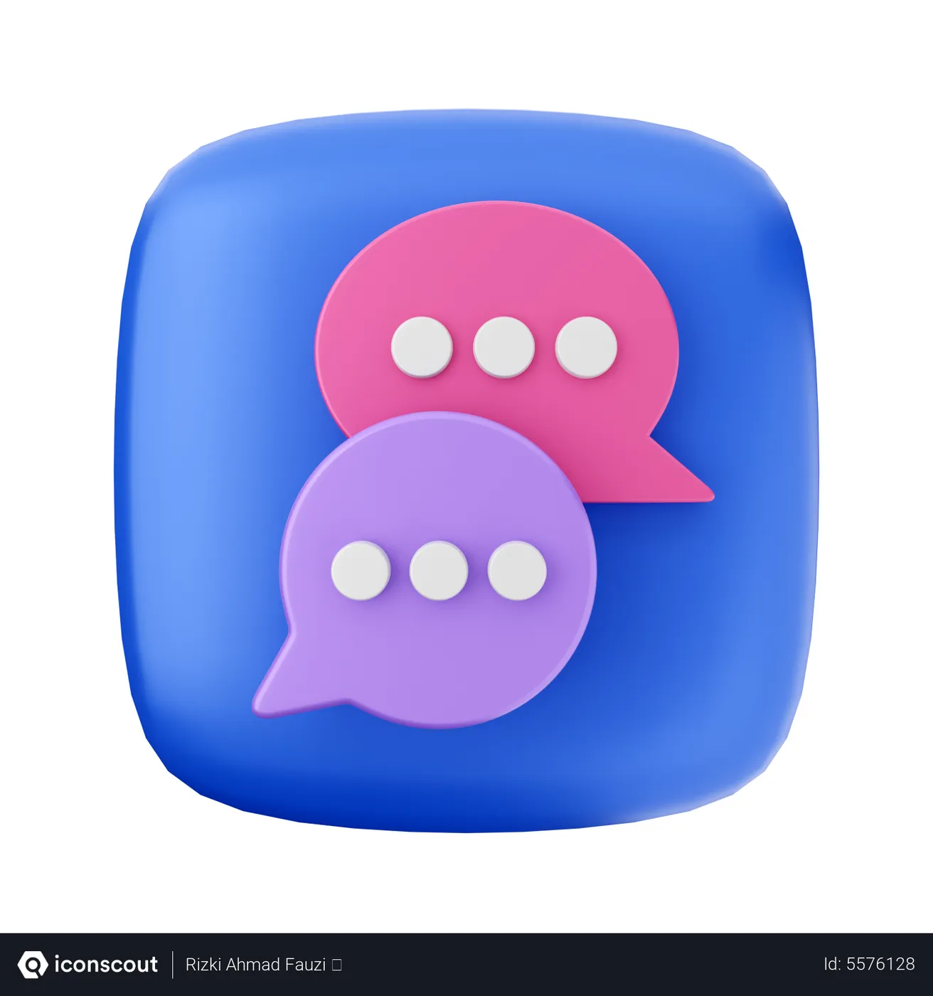 Free Chat 3D Icon - Free Download User Interface 3D Icons | IconScout