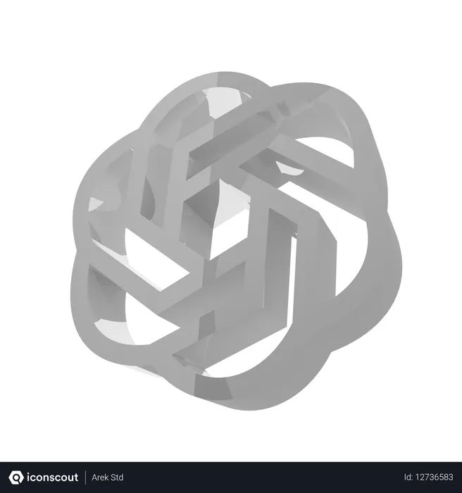 Free Chatgpt  3D Icon