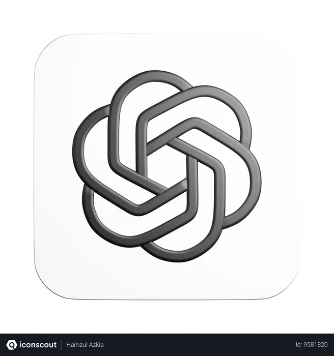 Free ChatGPT  3D-Symbol