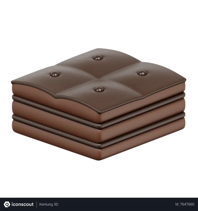 Free Chocolate Brownies  3D Icon