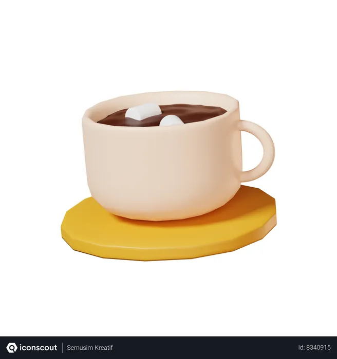 Free Chocolate caliente  3D Icon