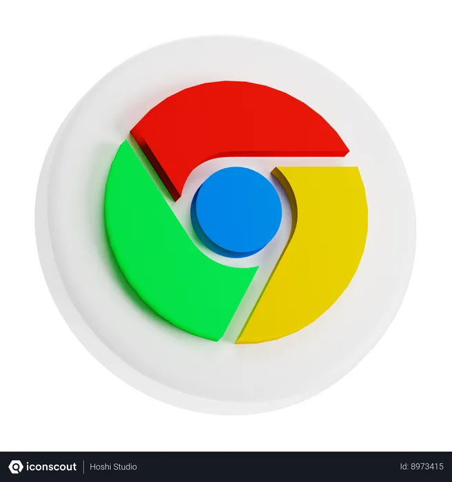 Free Chrome Logo 3D Icon