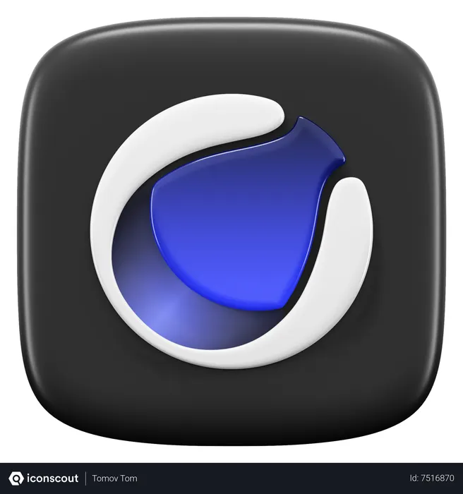 Free Cinema 4 D Logo 3D Icon