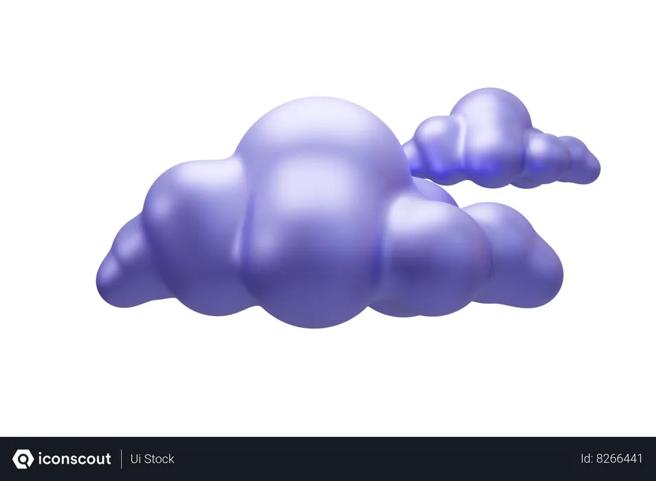 Free Clouds  3D Icon