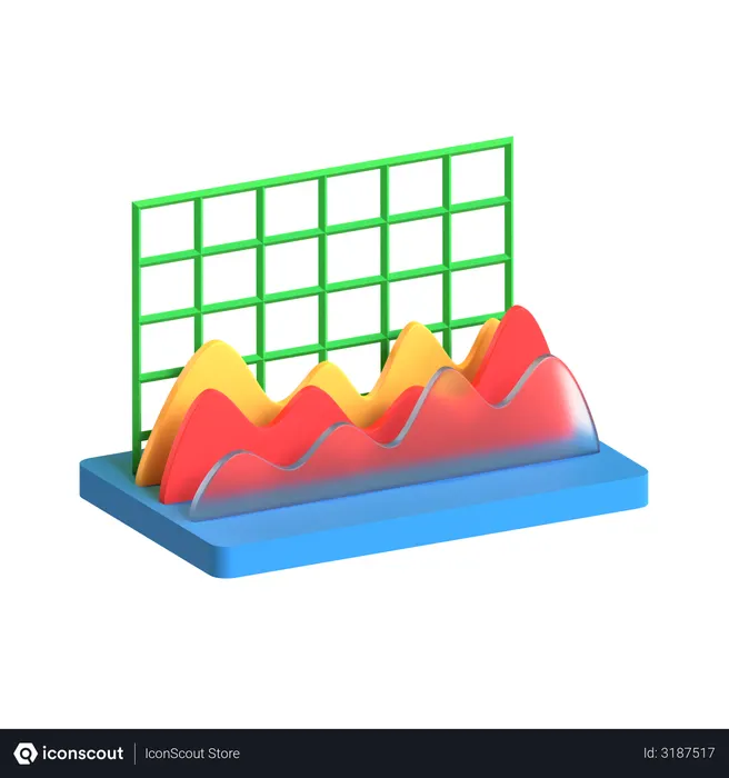 Free Comparison Trend  3D Icon