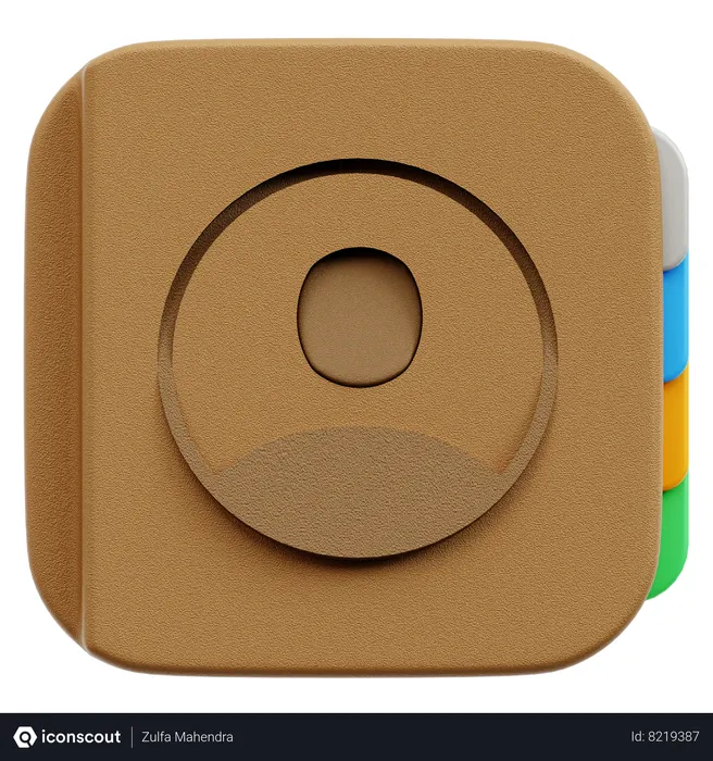 Free Contact  3D Icon