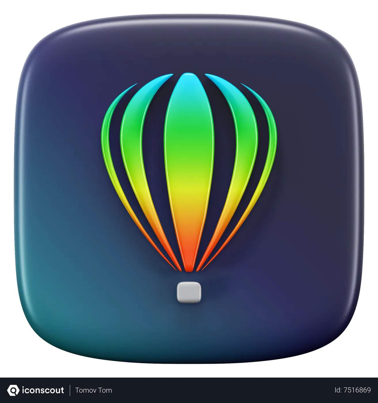Free Corel Draw 3D Icon - Free Download Logos 3D Icons | IconScout