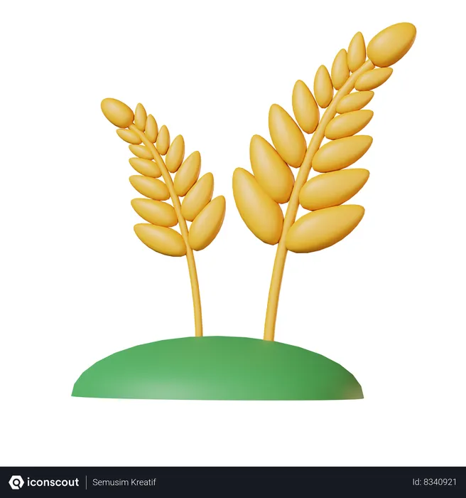 Free Crops  3D Icon
