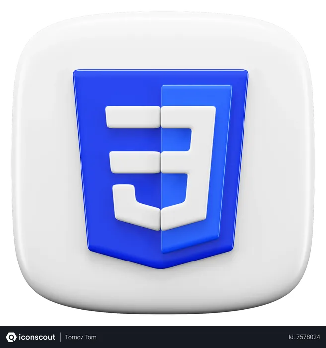 Free CSS Logo 3D Icon