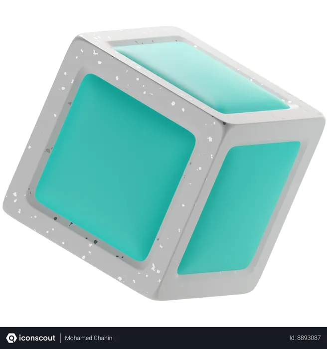 Free Cube  3D Icon
