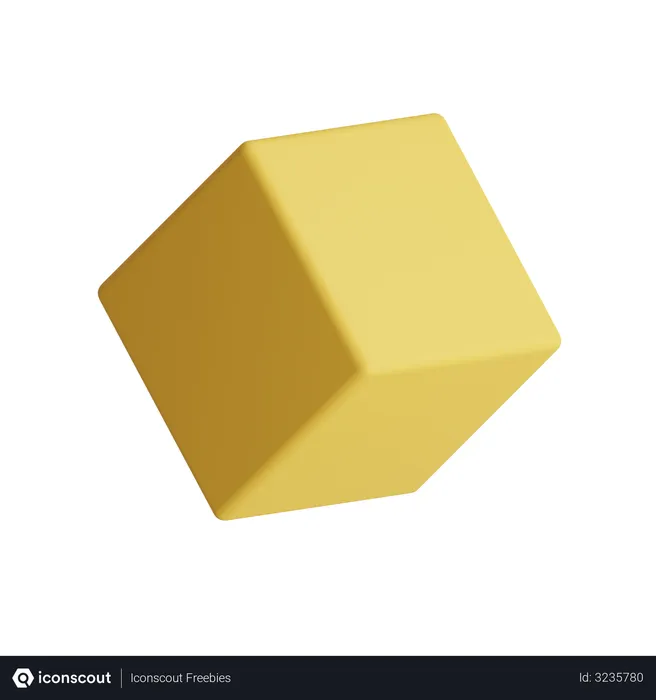 Free Cube  3D Illustration