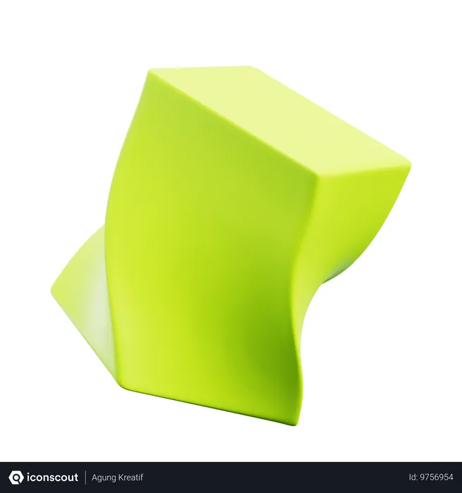 Free Forme astratte del cubo  3D Icon