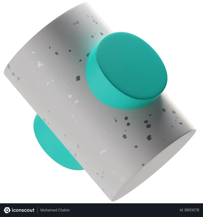Free Cylinder  3D Icon