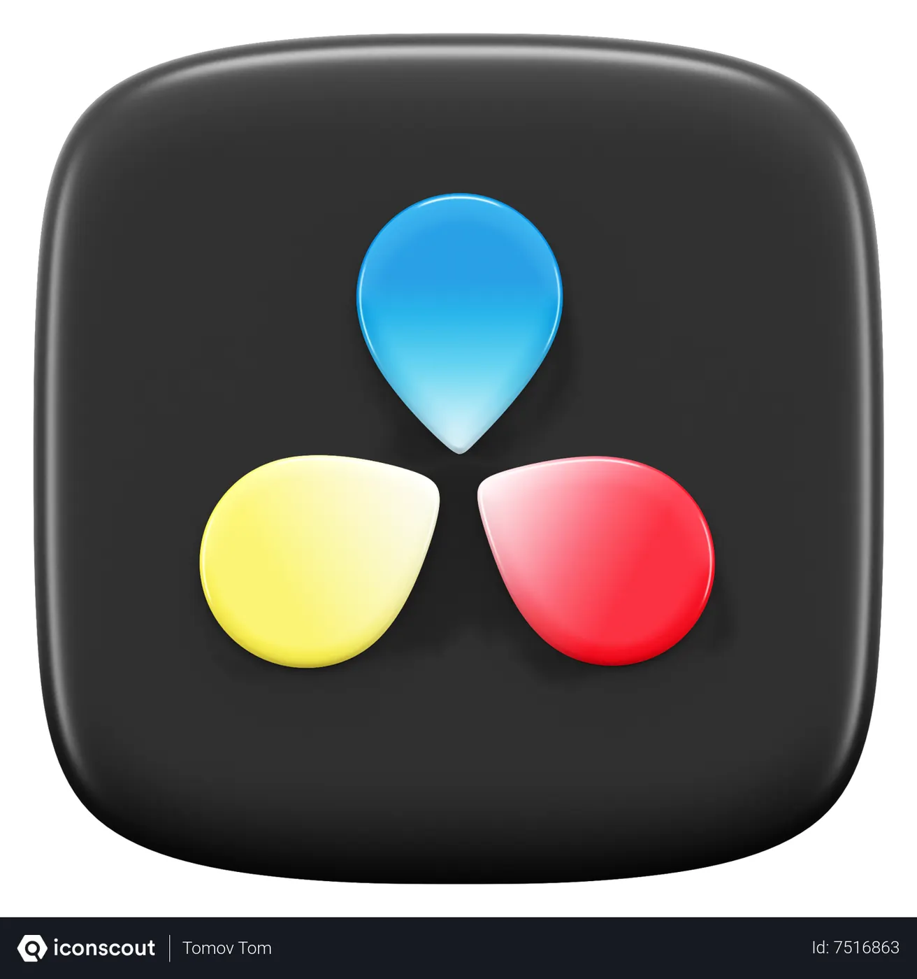 Free davinci resolve 3d icon free download logos 3d icons iconscout
