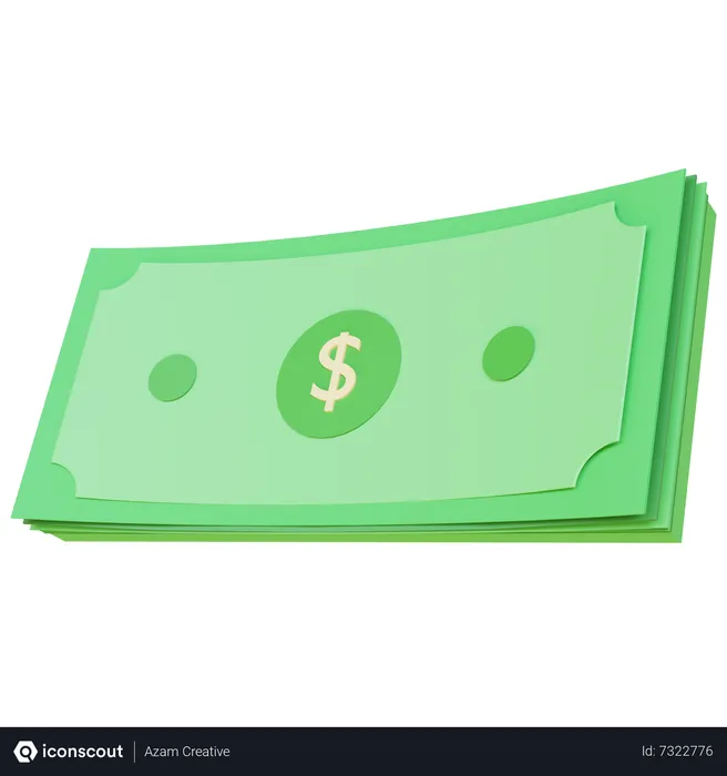 Free Dinero  3D Icon