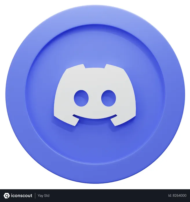 Free Discord Logo 3D Icon