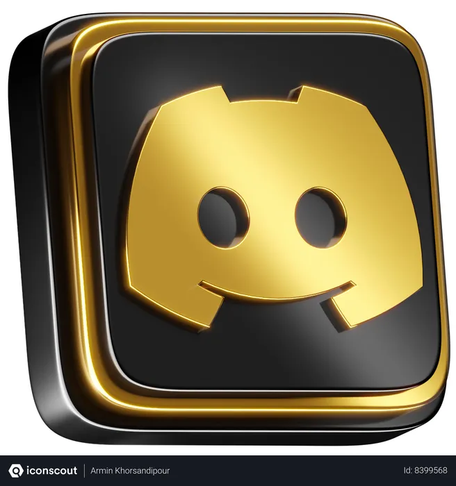 Free Discord Logo 3D Icon