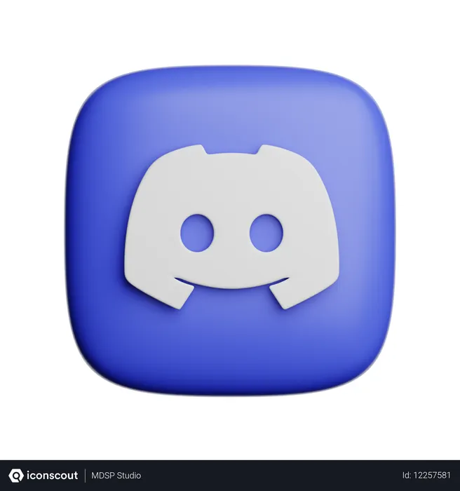 Free Discord Logo 3D Icon
