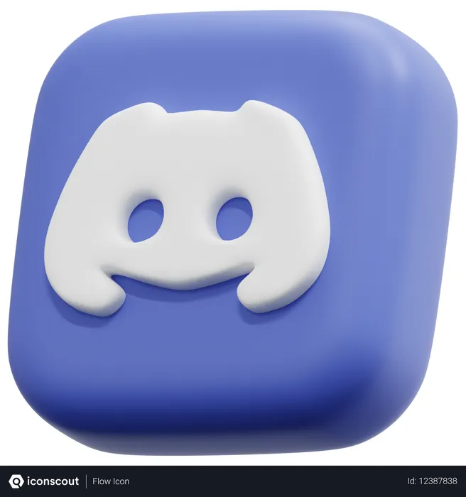 Free Discord Logo 3D Icon
