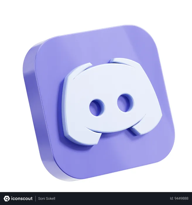 Free Discord Logo 3D Icon