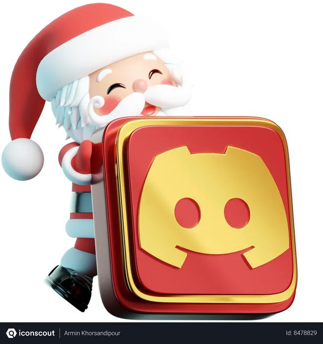 Free Discord Logo 3D Icon