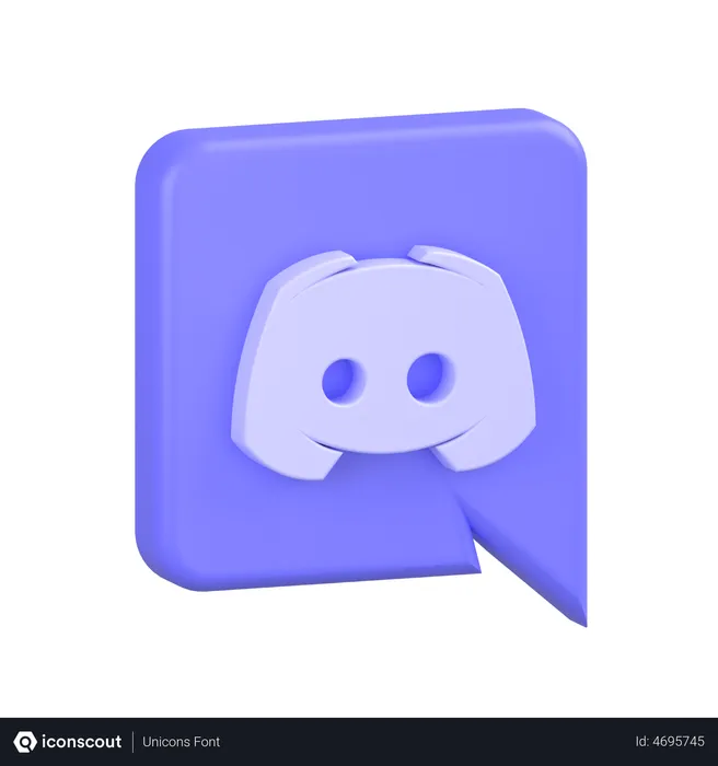 Free Discord Logo 3D Icon