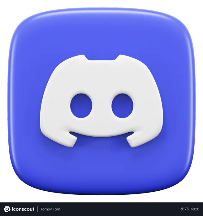 Free Discord Logo 3D Icon