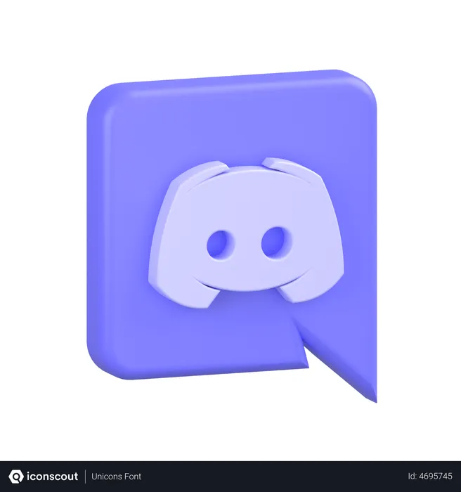 Premium PSD  Discord server promo banner with 3d style icon