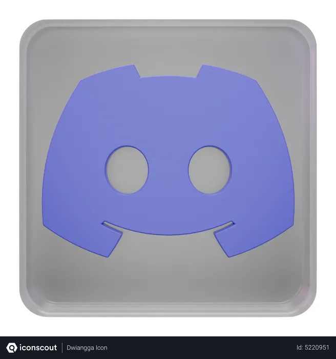Free Discorde Logo 3D Icon