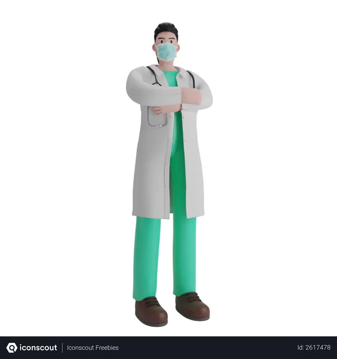 Free Doctor  3D Illustration