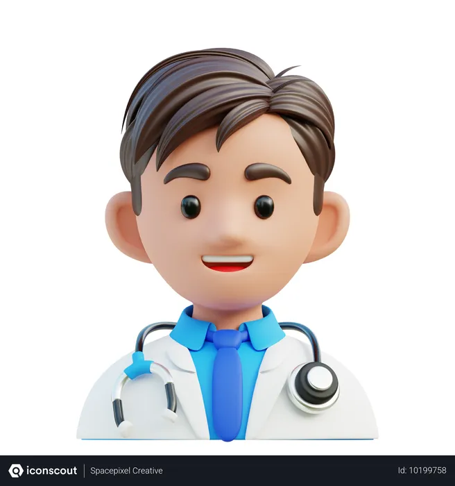 Free Doctor  3D Icon