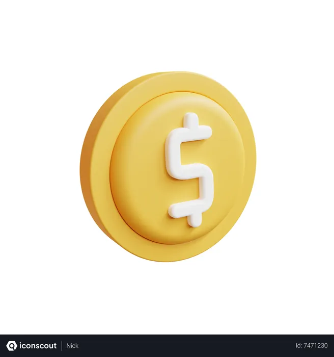 Free Dólar  3D Icon