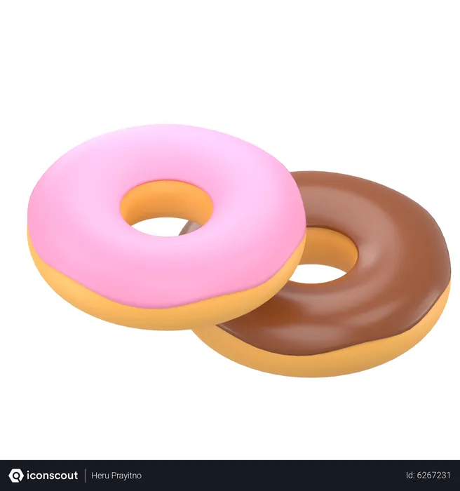 Free Donut  3D Icon