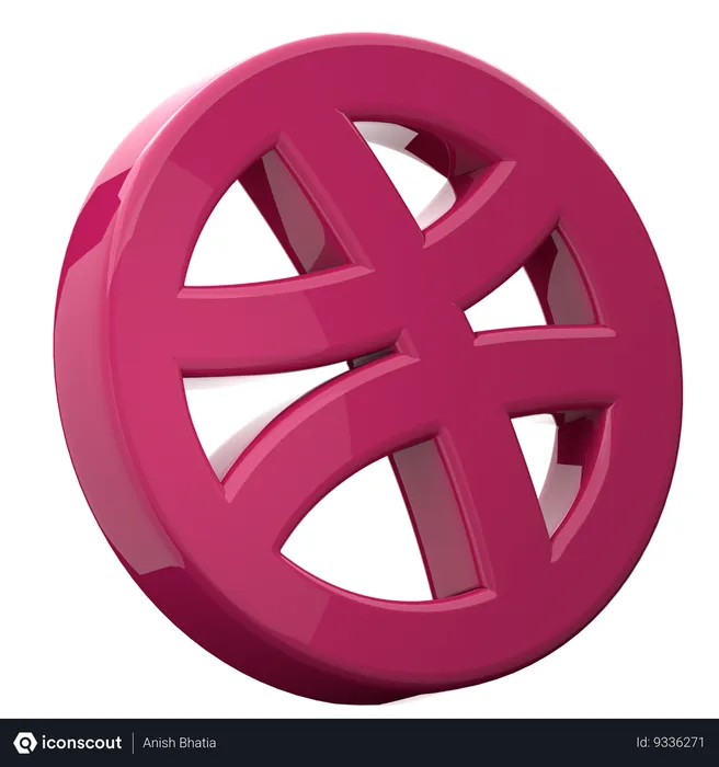 Free 드리블하다 Logo 3D Icon