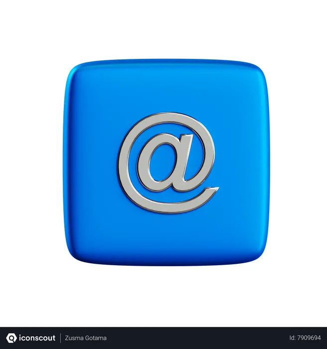 Free E Mail Button Emoji 3D Icon