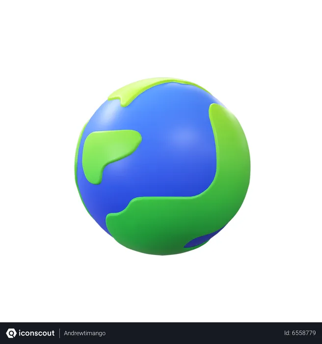 Free Earth  3D Icon