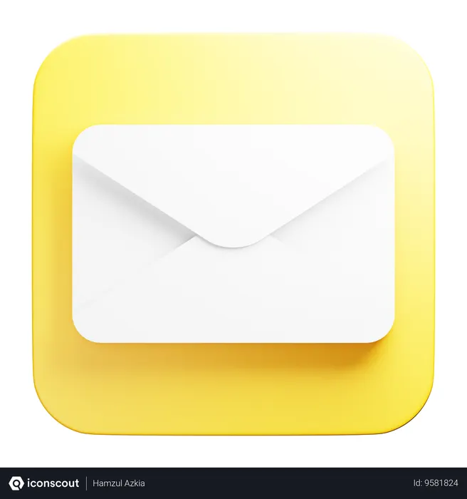 Free Email  3D Icon