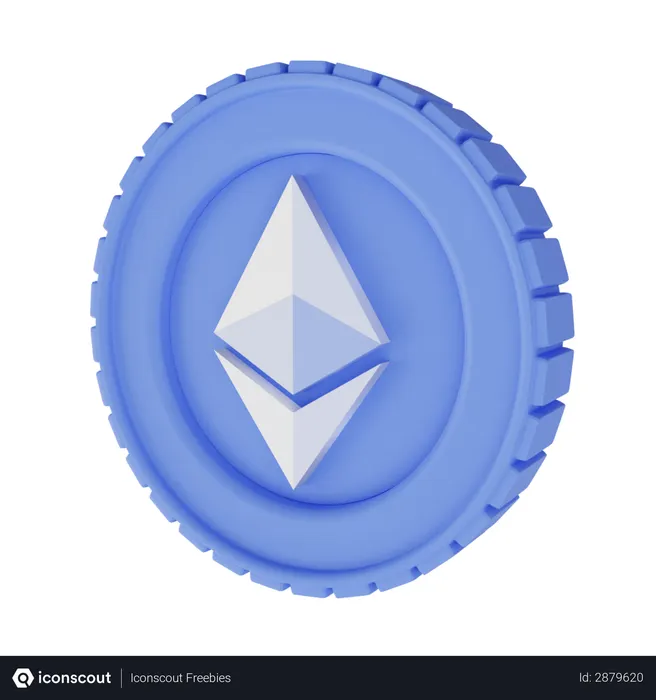 Free Ethereum  3D Icon
