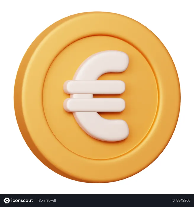 Free Euros euros  3D Icon