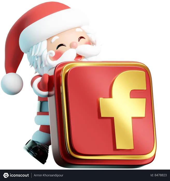 Free Facebook Logo 3D Icon